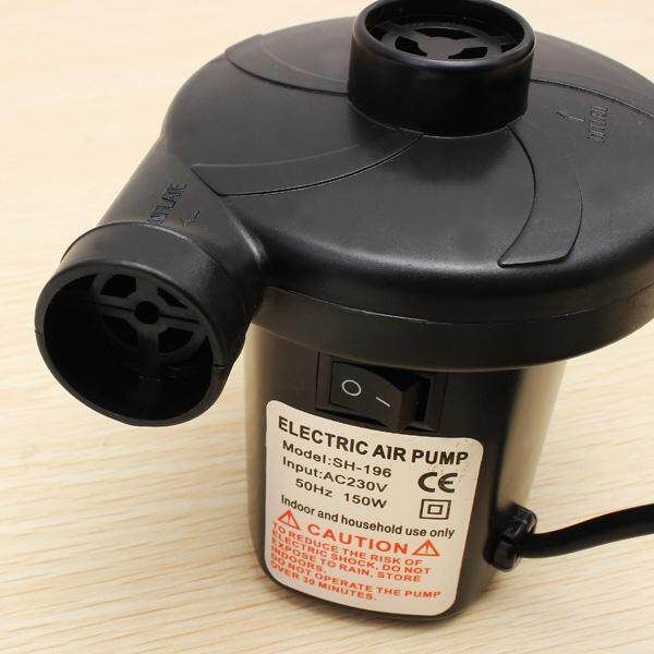 Pompe Électrique Multifonction 3-en-1 – Aspiration, Gonflage & Dégonflage Portable