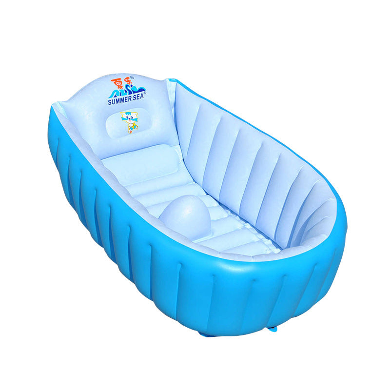 Pataugeoire Bébé Gonflable Portative – Mini Baignoire de Voyage