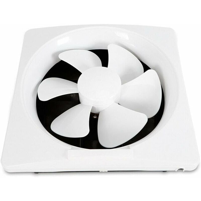 Ventilateur extracteur d'air mural conçu pour la cuisine ou la salle de bain.