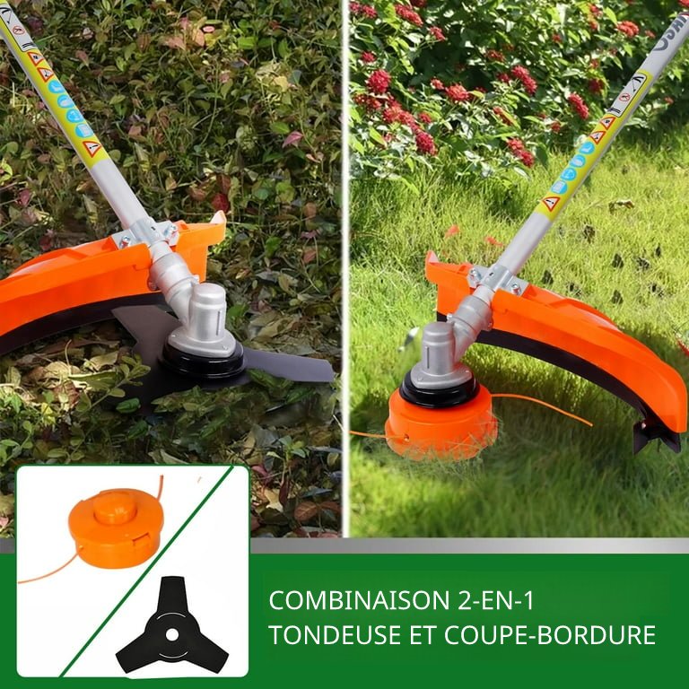 Débroussailleuse Thermique à Essence – Outil de Jardinage Professionnel