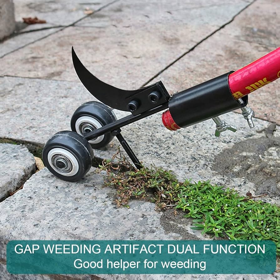 Désherbage précis des joints, fissures et zones difficiles d’accès