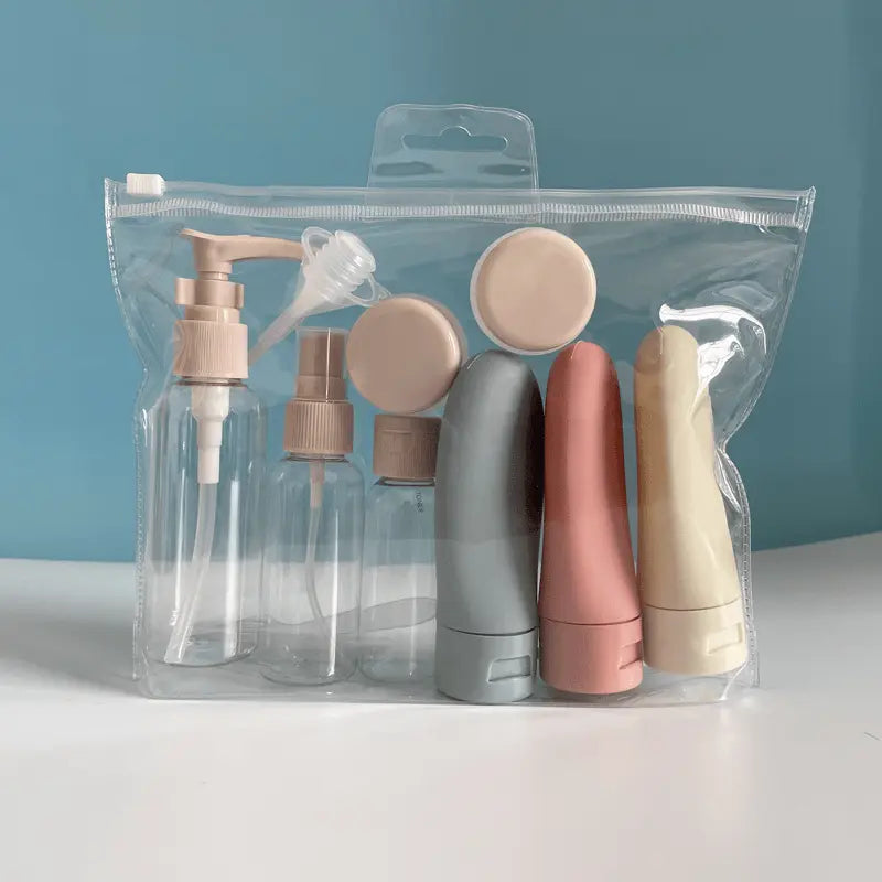 Set de Bouteilles Rechargeables pour Cosmétiques Pour VOYAGE