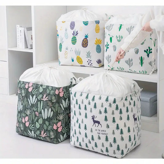 Panier à Linge avec Boîte de Rangement Zippée