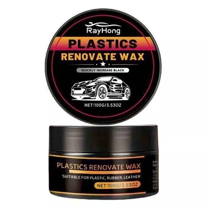 Crème de Réparation Plastique & Cuir Auto – Cire Anti-Rayures & Polissage