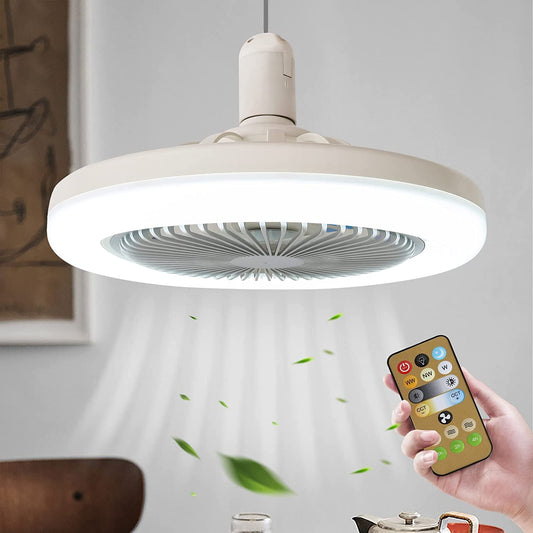 Ventilateur de plafond LED avec télécommande multifonction