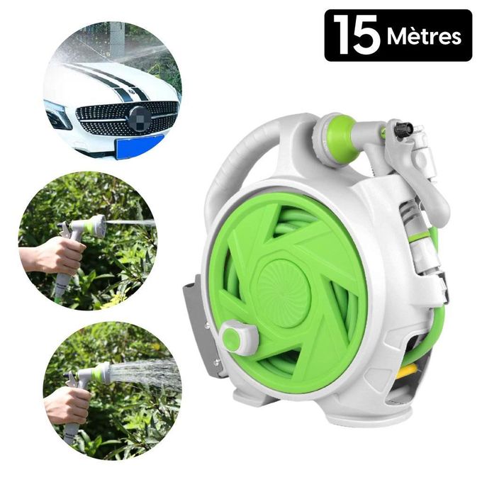 Ensemble de tuyau d'extension pour lave-auto, tuyau de jardin, pistolet à eau haute pression 15m