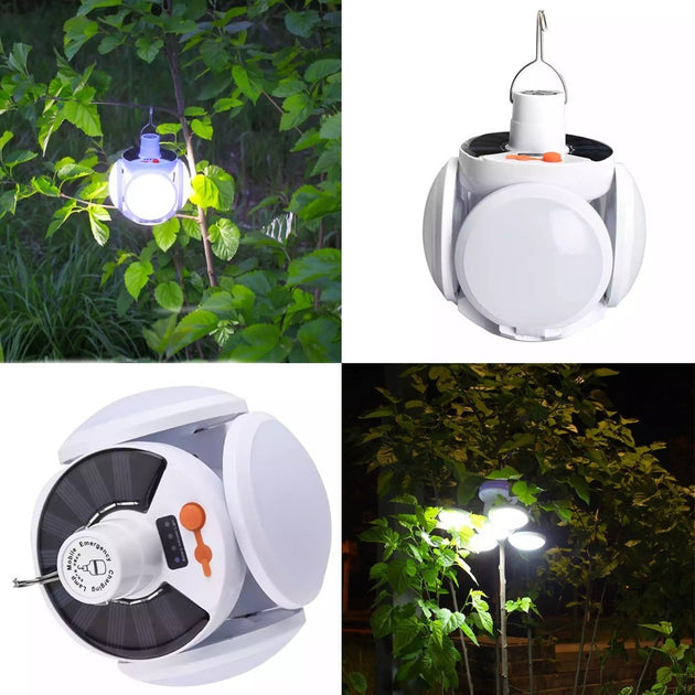 Lampe LED solaire extérieure portable