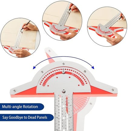 Règle d’Angle Multifonction Industrielle pour Menuiserie