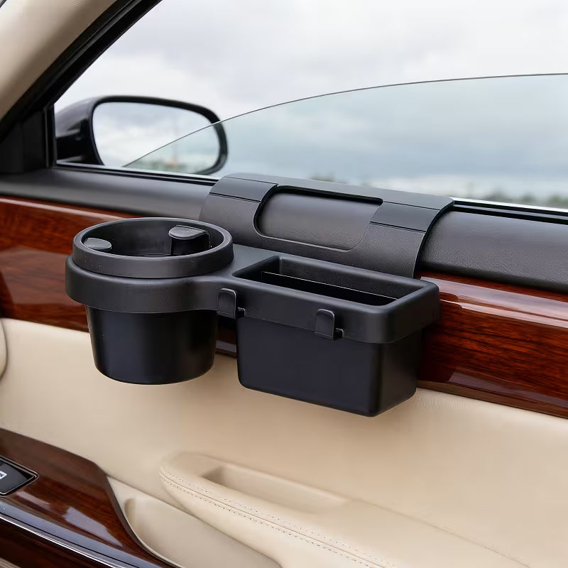 Organisateur Multifonction Voiture – Porte-Gobelet & Rangement