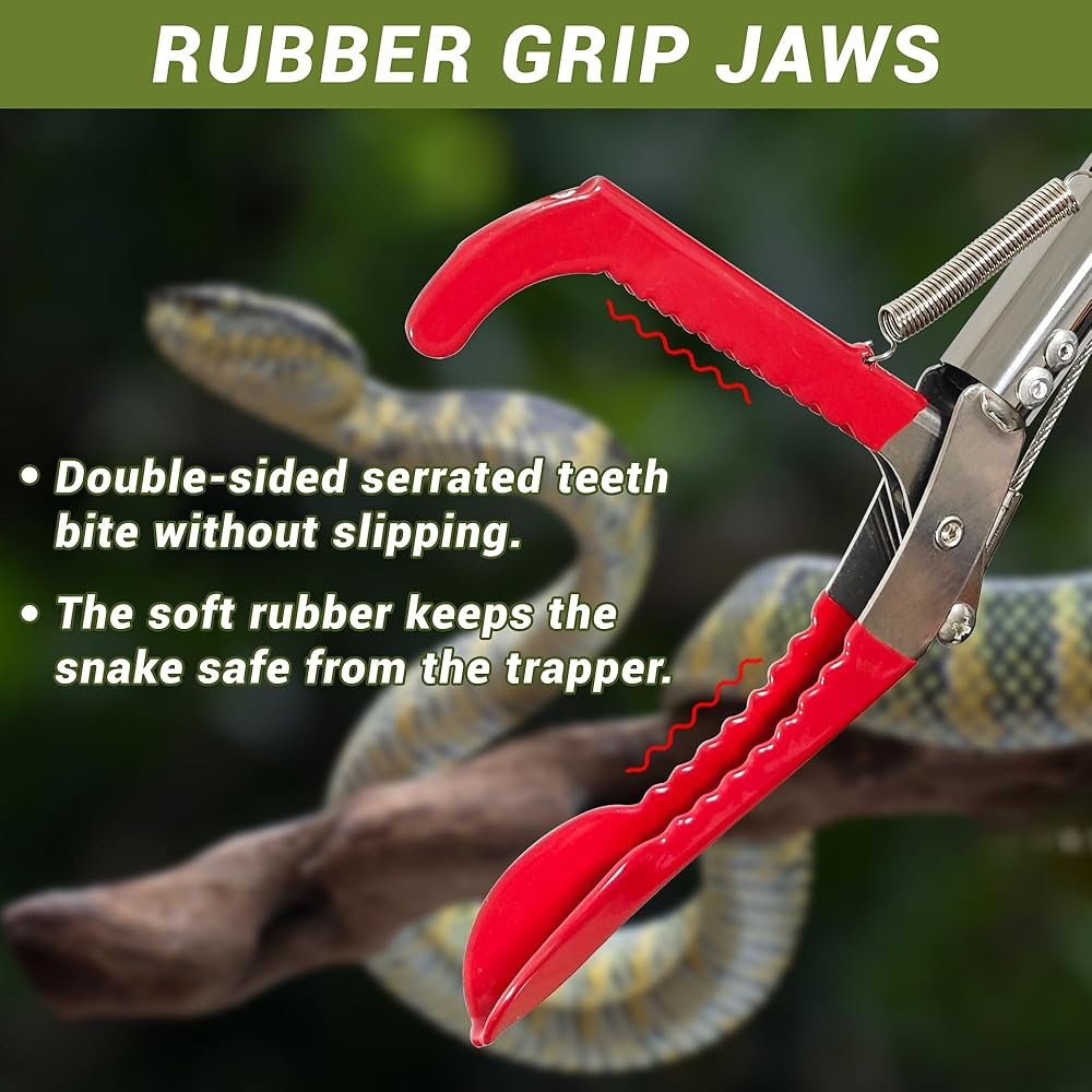 Tongs de Serpent Professionnelles – Outil de Capture Robuste pour Serpents Venimeux