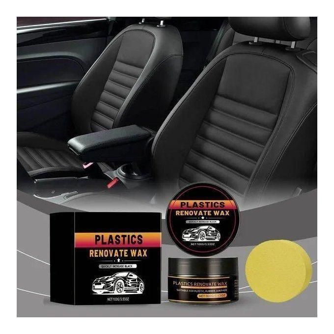 Crème de Réparation Plastique & Cuir Auto – Cire Anti-Rayures & Polissage