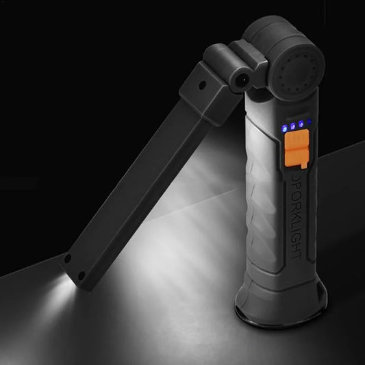 Lampe de Travail LED Pliable Multifonction – Éclairage Puissant & Résistant