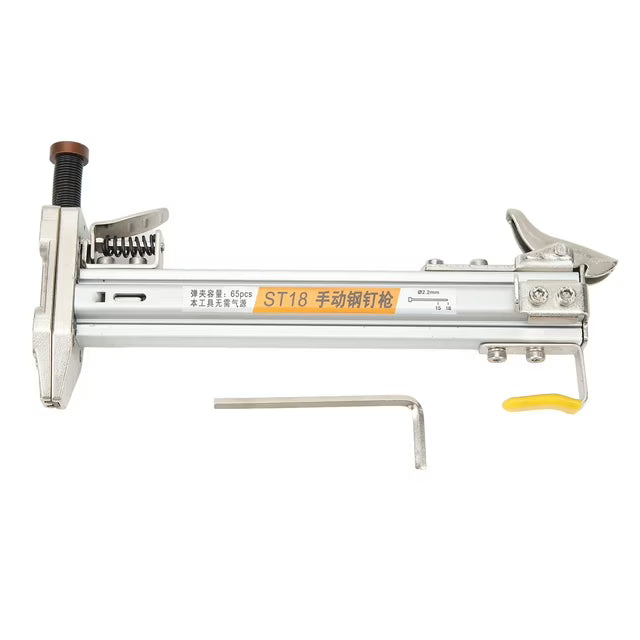 Pistolet à Ongles Manuel en Acier Fendu pour Menuiserie et Meubles