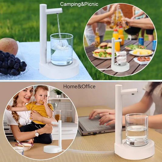 Pompe à eau électrique intelligente pour bouteilles pour un usage domestique ou portable