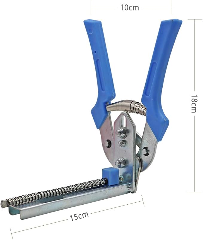 Pince à Anneaux Type M avec Agrafes – Assemblage Cage & Clôture