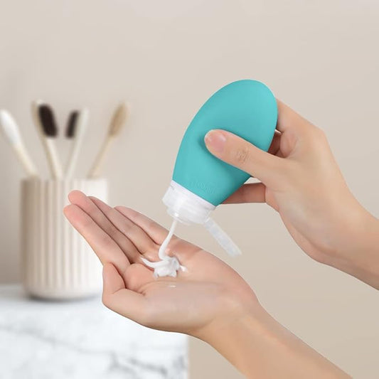 les Flacons de Voyage Réutilisables en Silicone (90ml)