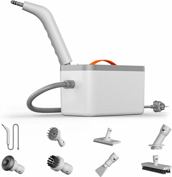 Silver Love Steam Cleaner 1200W – Nettoyeur à Vapeur Multifonction