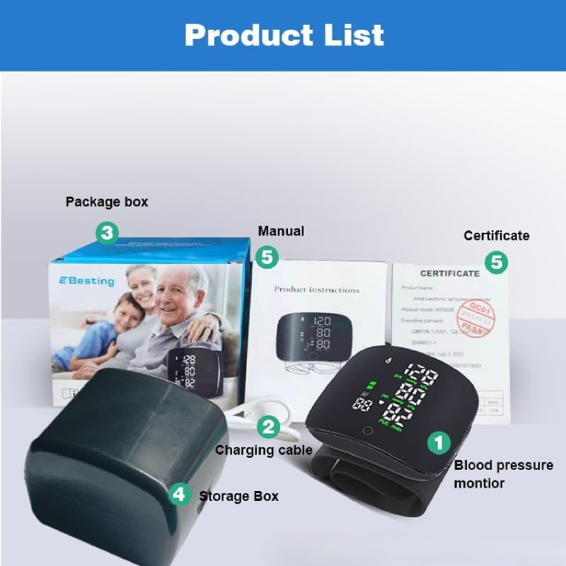 Tensiomètre Électronique au Poignet