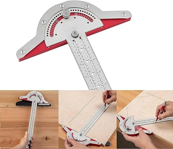 Règle d’Angle Multifonction Industrielle pour Menuiserie