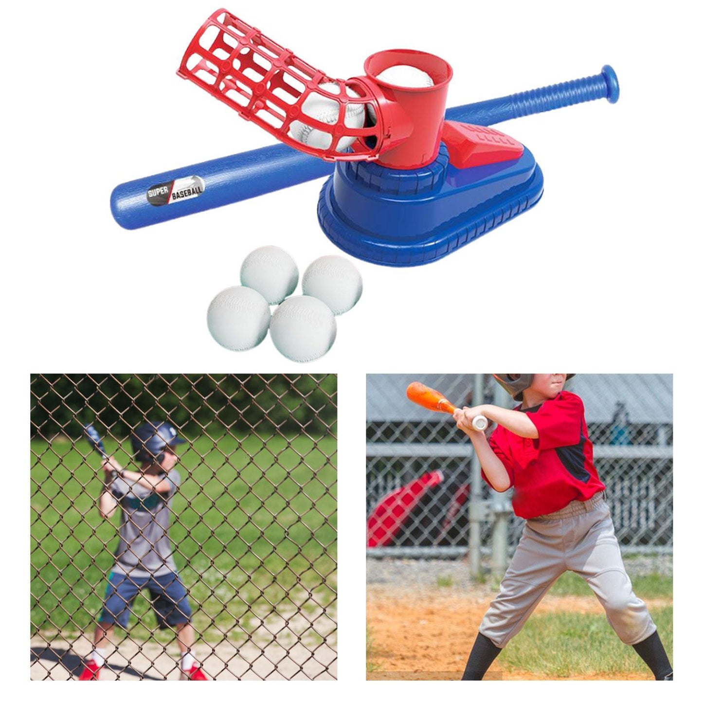 Lance-Balles Baseball/Softball pour Entraînement & Divertissement