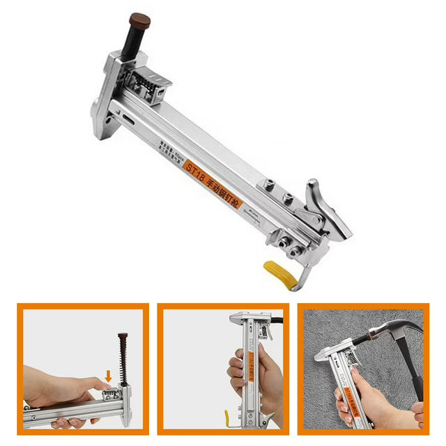 Pistolet à Ongles Manuel en Acier Fendu pour Menuiserie et Meubles