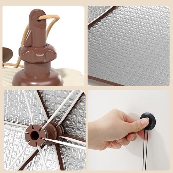 Un couvercle isolant pliable pour garder les plats chauds