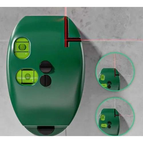 Niveau Laser d’Alignement Multifonction avec Double Faisceau et Niveaux à Bulle