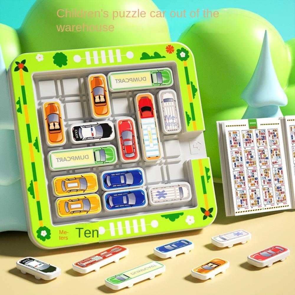Jeu de Logique et de Déplacement de Voitures pour Enfants – Casse-Tête Éducatif en 3D, Développement de la Pensée et de la Coordination