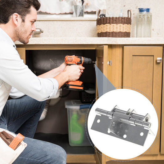Charnière à Ressort Fermeture Automatique – Acier Inoxydable | Position 90°