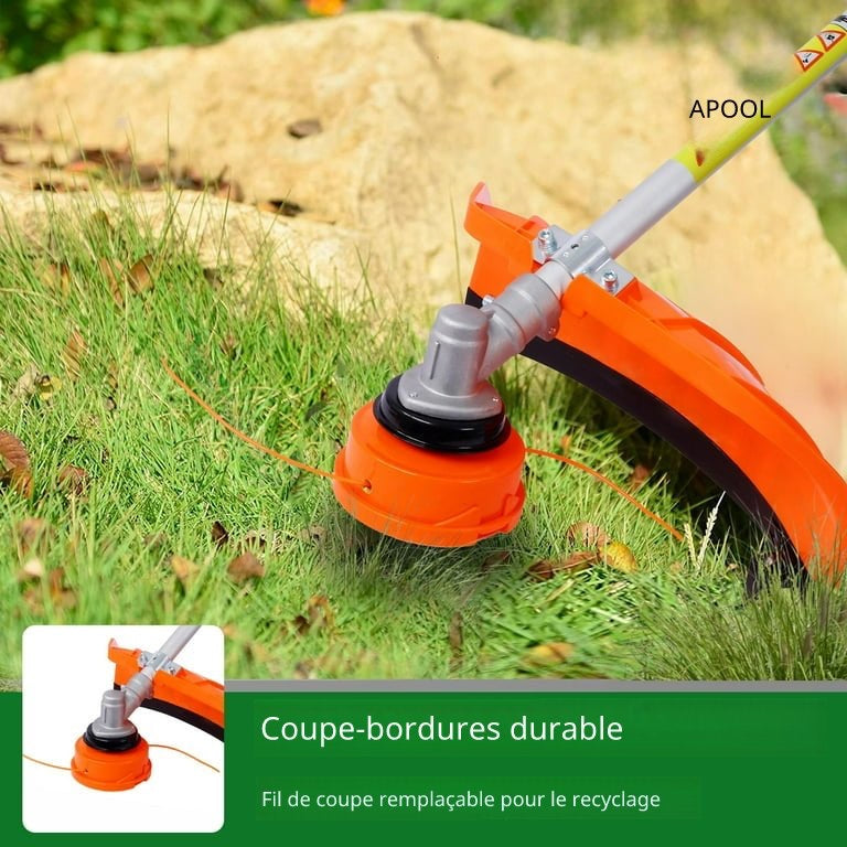 Débroussailleuse Thermique à Essence – Outil de Jardinage Professionnel