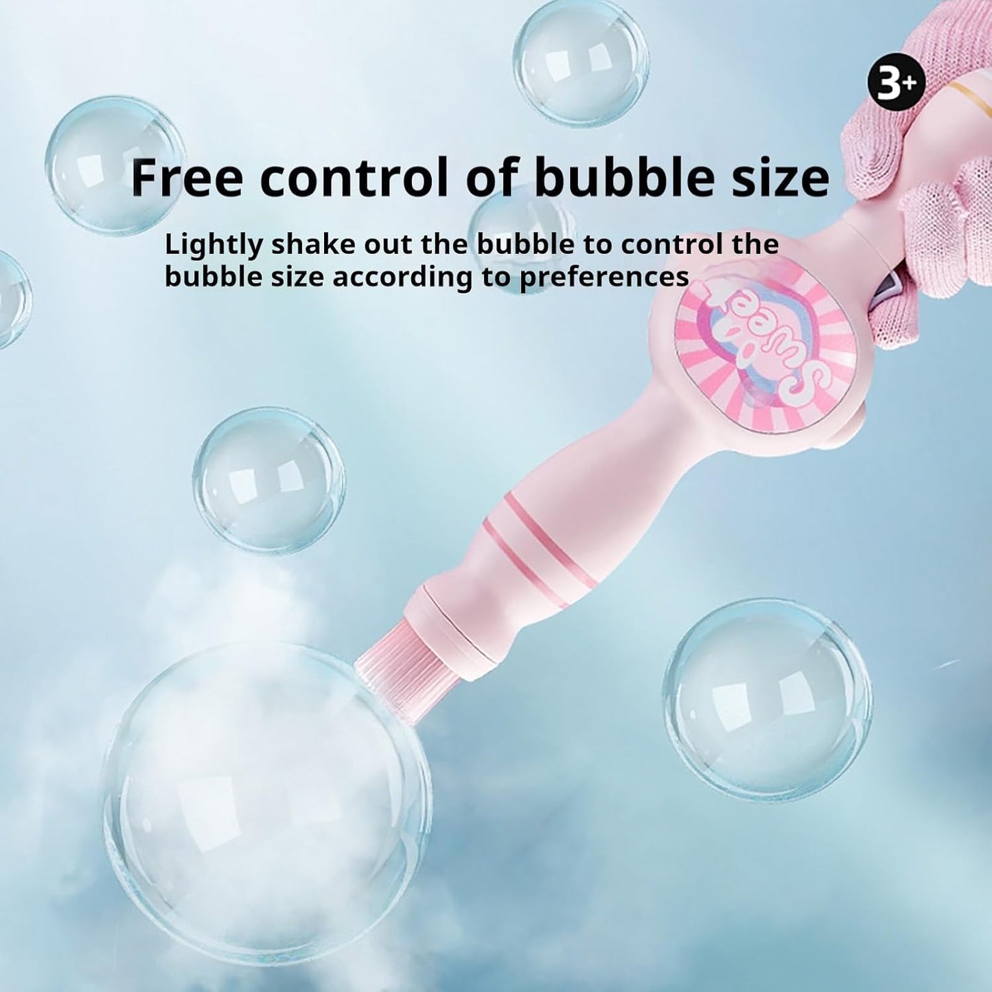 Machine à Bulles Magiques – Bâton Élastique à Fumée pour Enfants