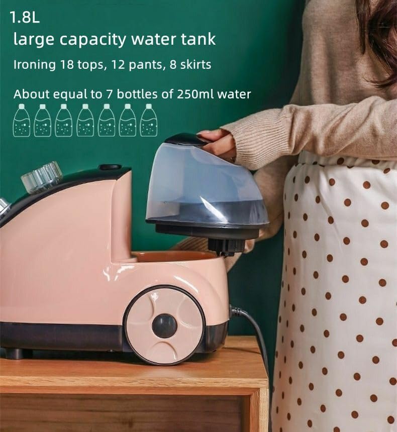 Défroisseur Vapeur Vertical Multifonction avec Planche Intégrée – Repassage Vertical et Horizontal, Réservoir Grande Capacité, Chauffage Rapide et Réglage de Vapeur