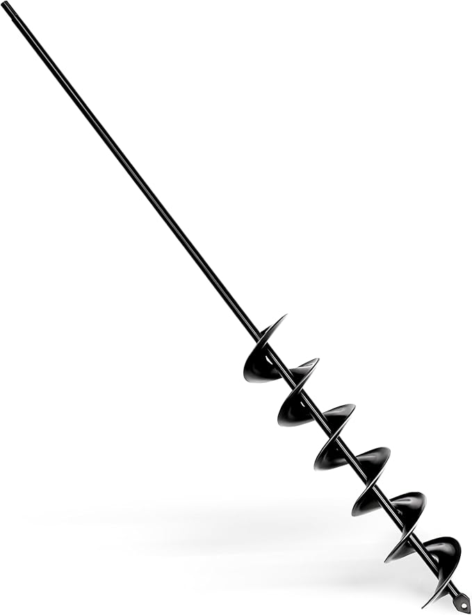 Foret tarière de jardin en acier – accessoire pour perceuse pour plantation Facile
