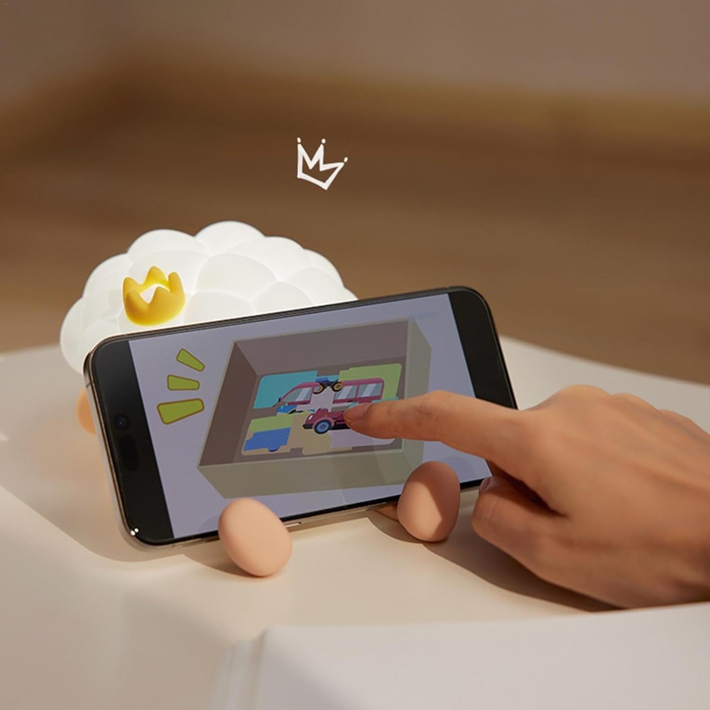 Veilleuse LED Petit Prince Tactile en Silicone