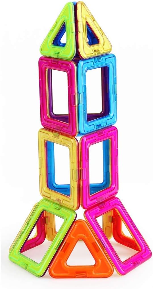 Blocs Magnétiques Éducatifs – Jeu de Construction Créatif pour Enfants