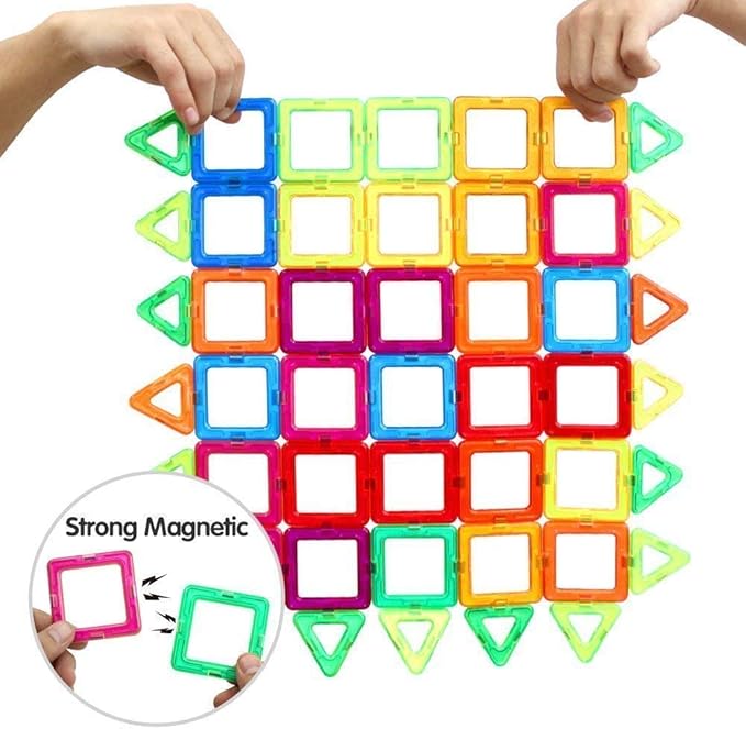 Blocs Magnétiques Éducatifs – Jeu de Construction Créatif pour Enfants