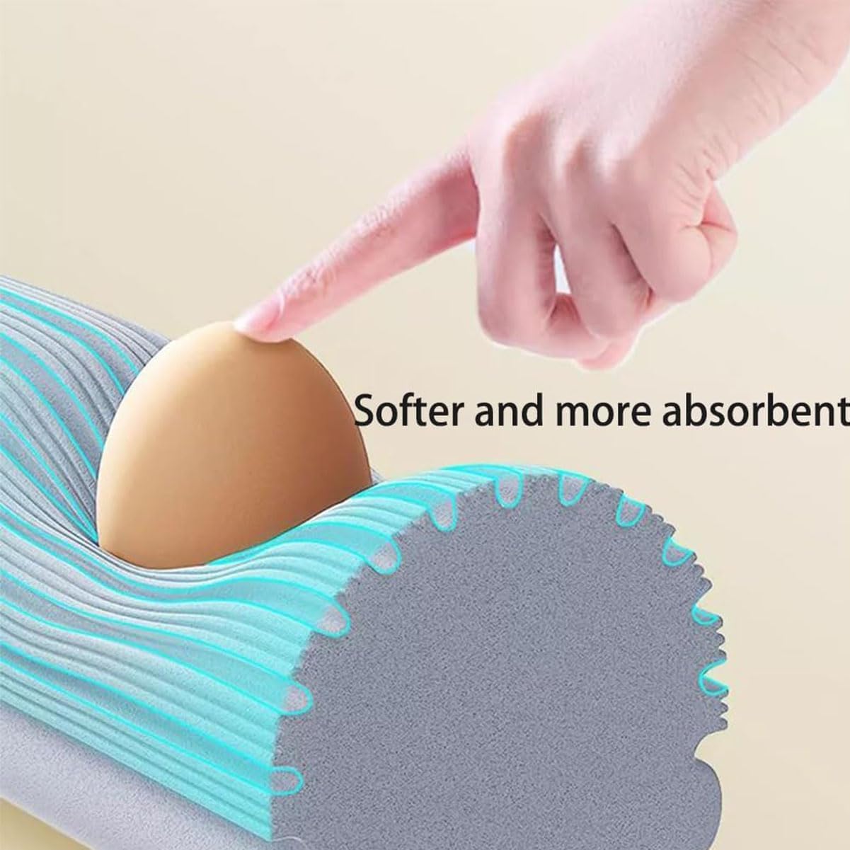 Un balai à éponge pliable avec système d’essorage intégré