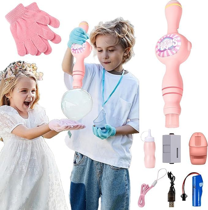 Machine à Bulles Magiques – Bâton Élastique à Fumée pour Enfants