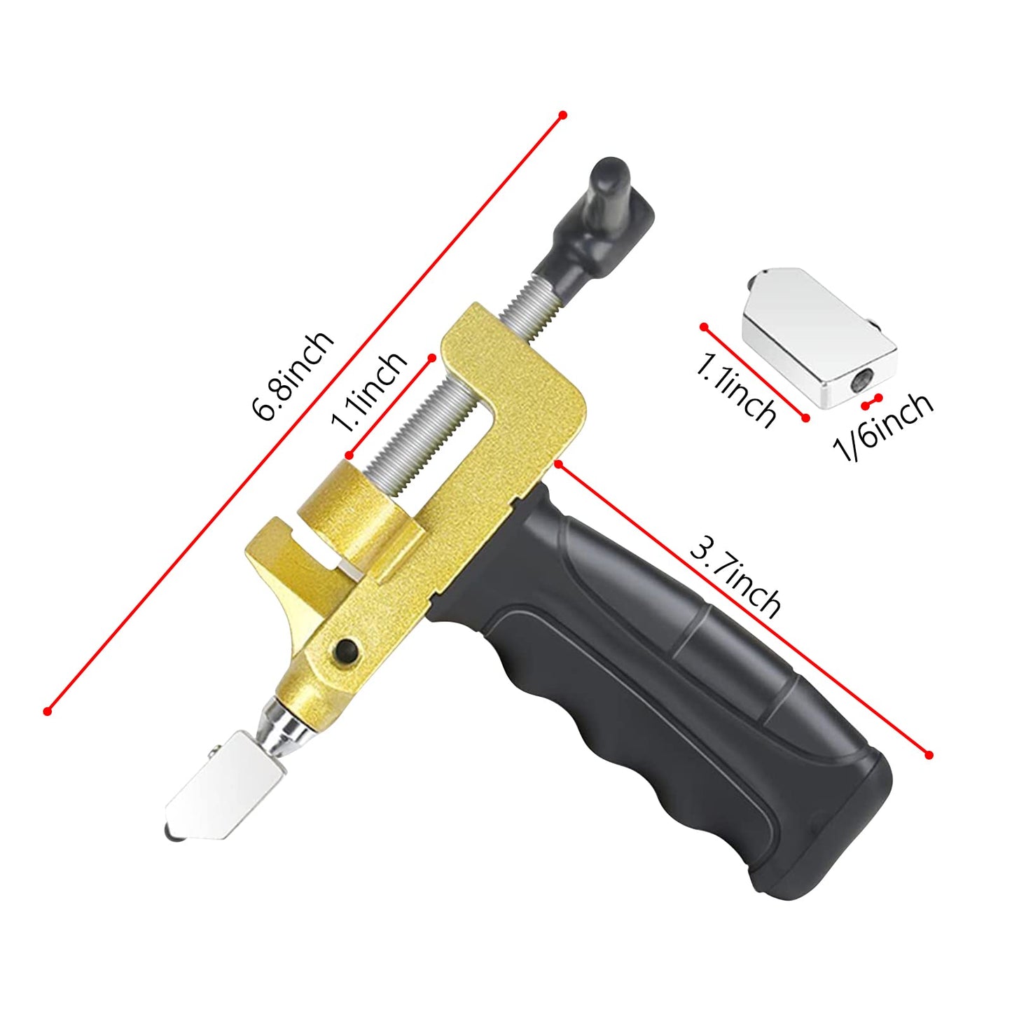 Coupe-Carreaux & Coupe-Verre 2 en 1 – Outil de Découpe Précis pour Travaux