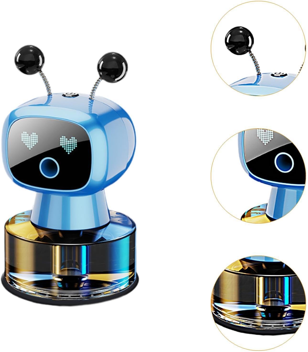 Désodorisant de Voiture Intelligent Robot – Aromathérapie 3 Modes