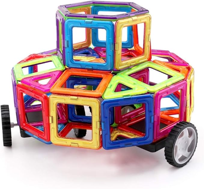 Blocs Magnétiques Éducatifs – Jeu de Construction Créatif pour Enfants