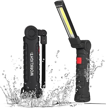 Lampe de Travail LED Pliable Multifonction – Éclairage Puissant & Résistant