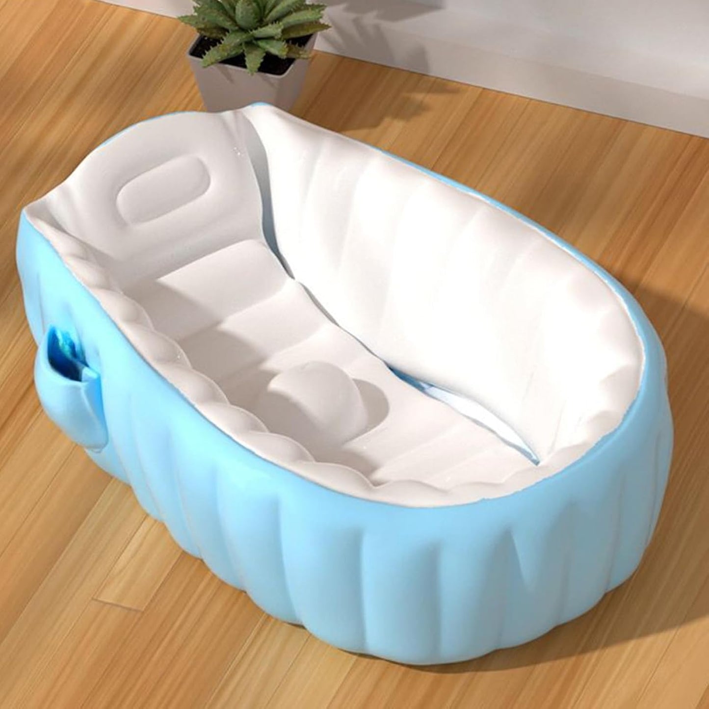 Pataugeoire Bébé Gonflable Portative – Mini Baignoire de Voyage