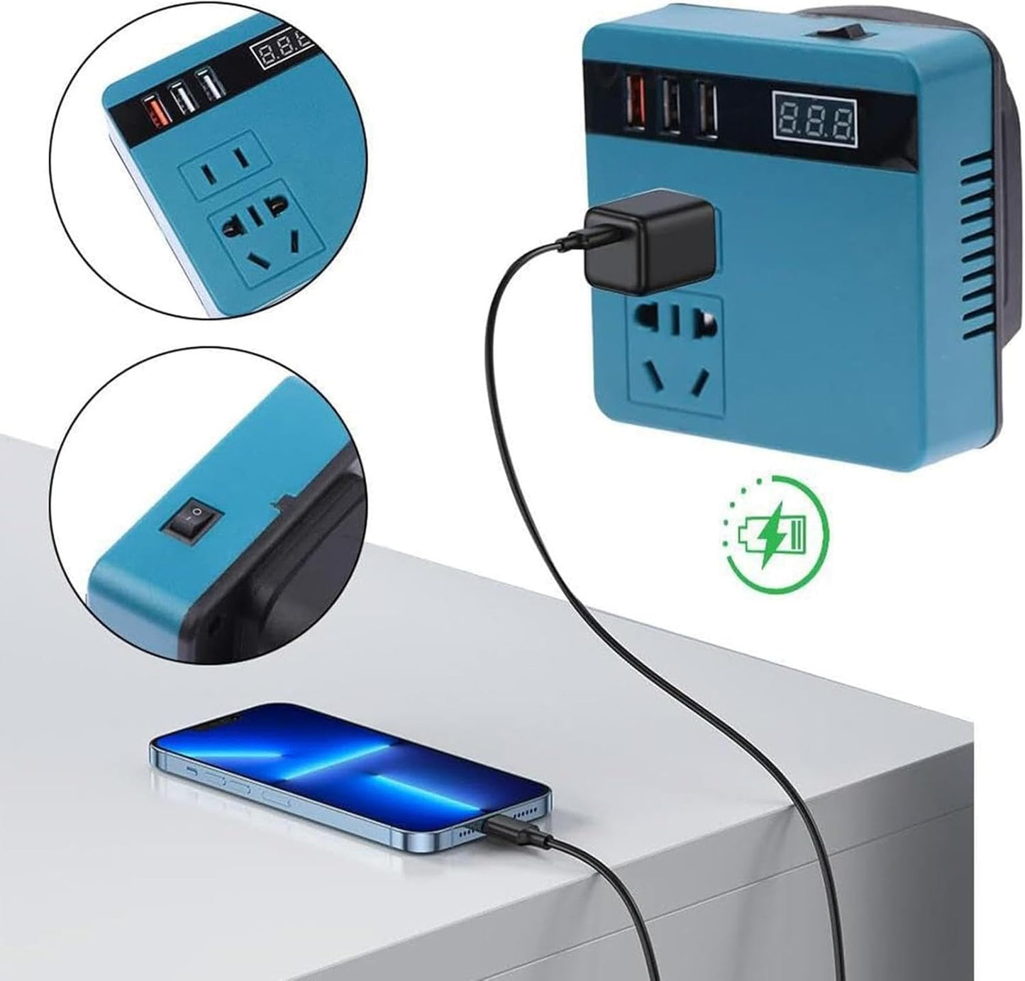 Convertisseur Intelligent Auto 12V/24V