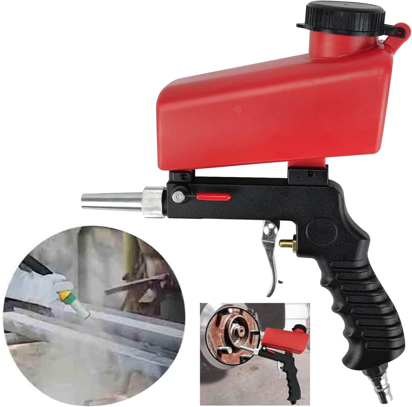 Pistolet Sableur Professionnel 90 PSI Anti-Rouille