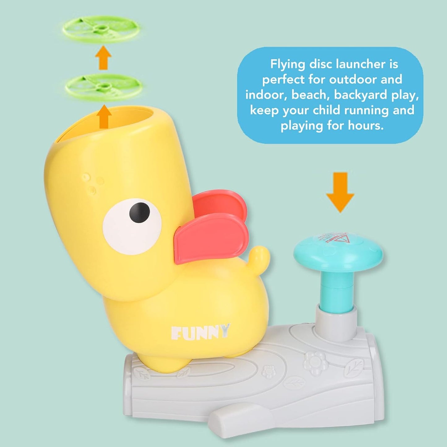 Disque Volant à Pédale pour Enfants – Cadeau Fun & Sportif