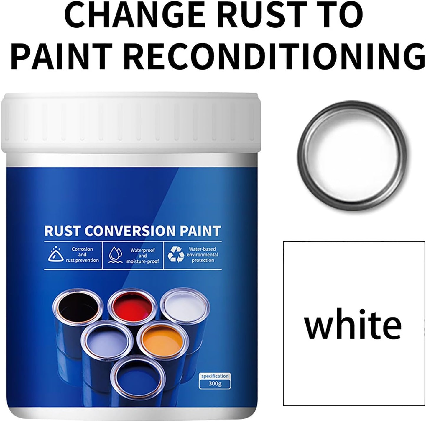 Peinture Convertisseur de Rouille – Protection Antirouille Professionnelle - 500 g