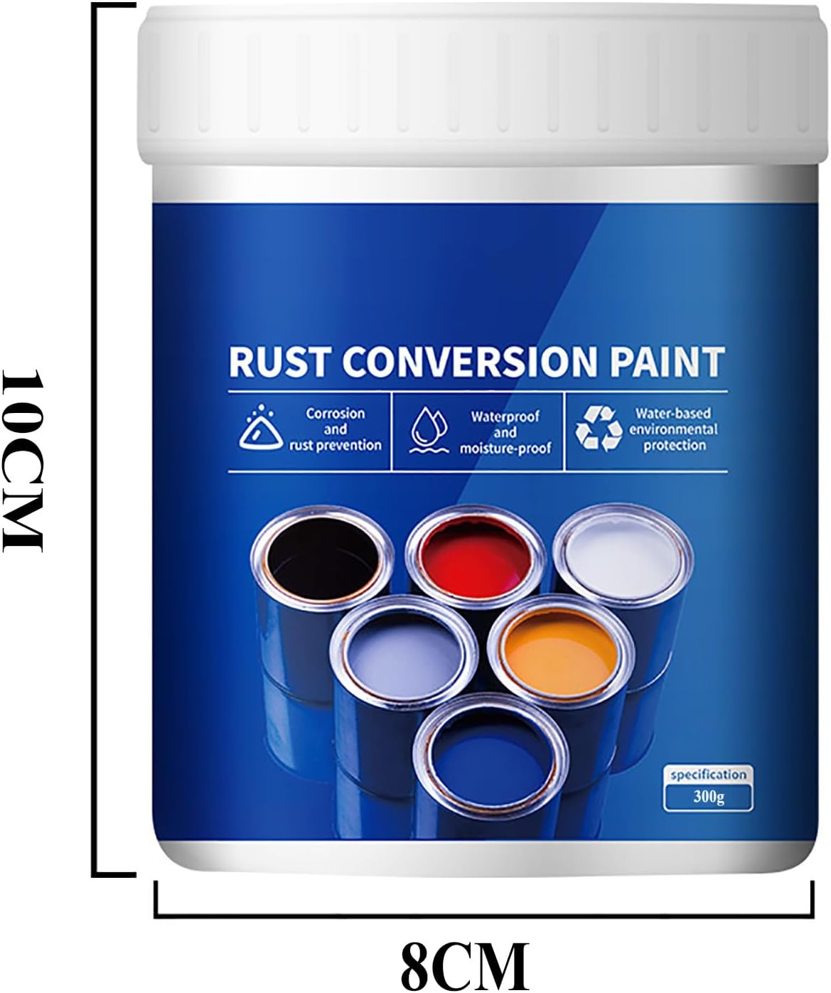 Peinture Convertisseur de Rouille – Protection Antirouille Professionnelle - 500 g
