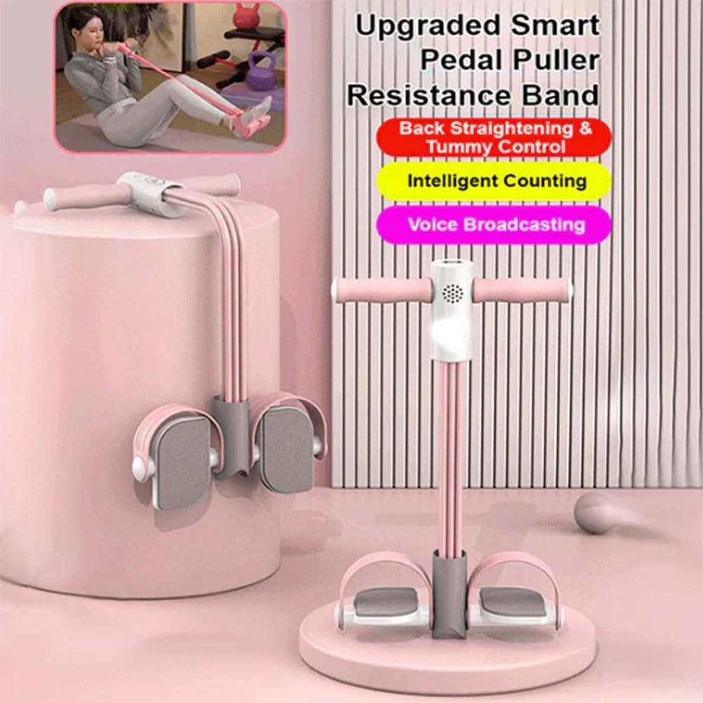 Élastique de Fitness à Pédales – Appareil de Musculation et d’Amincissement à Domicile