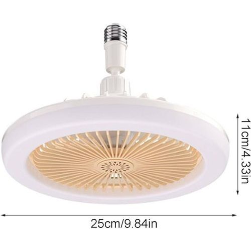 Ventilateur de Plafond avec Lumière Intégrée et Télécommande – 30W Silencieux